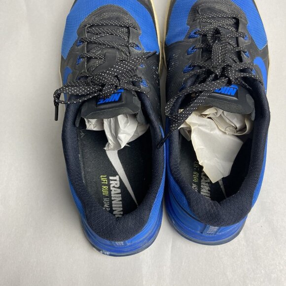 Nike Flywire Metcon 2 Cross Training Shoes Mens 12.5 Blue Black Sneakers Trainer - Picture 7 of 13